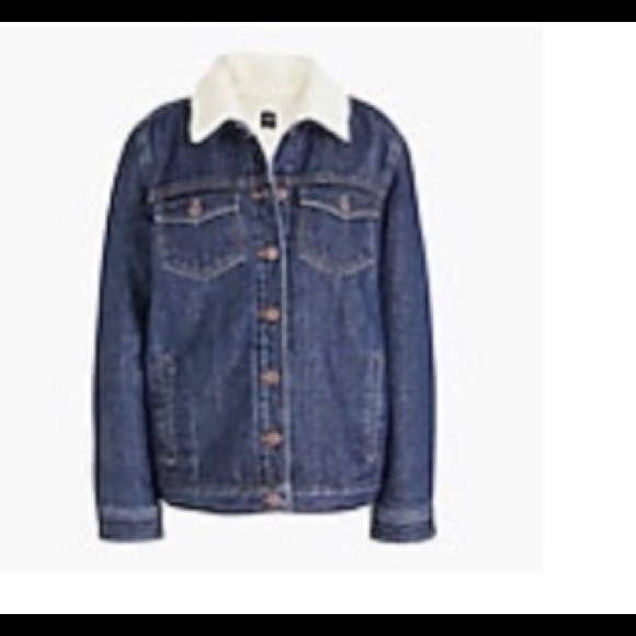 j crew factory jean jacket